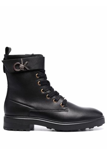 Calvin Klein Cleat biker boots - Schwarz