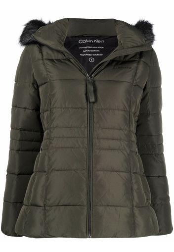 Calvin Klein Sorona hooded puffer jacket - Grün