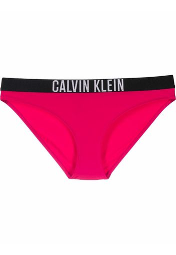 Calvin Klein logo-waist bikini briefs - Rosa