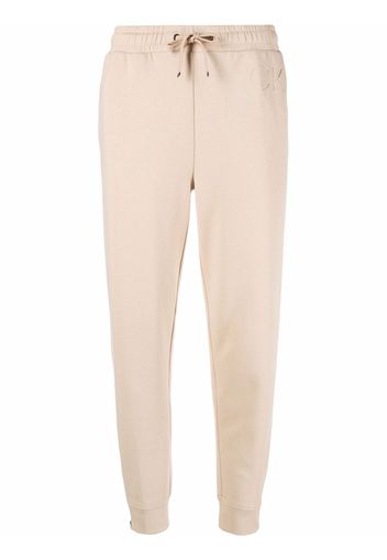 Calvin Klein tapered ankle-zip joggers - Nude