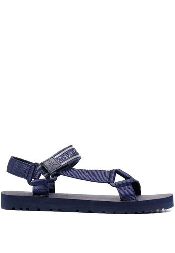 Calvin Klein logo open-toe sandals - Blau