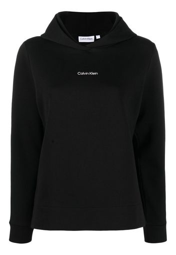 Calvin Klein logo-print hoodie - Schwarz