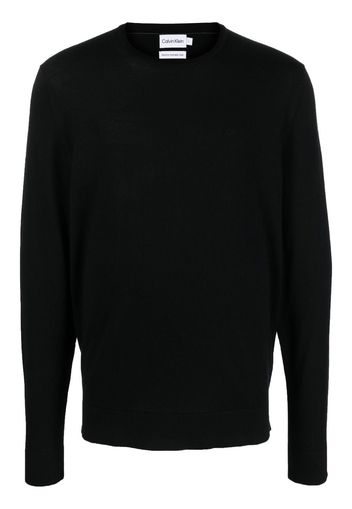 Calvin Klein round-neck knit jumper - Schwarz