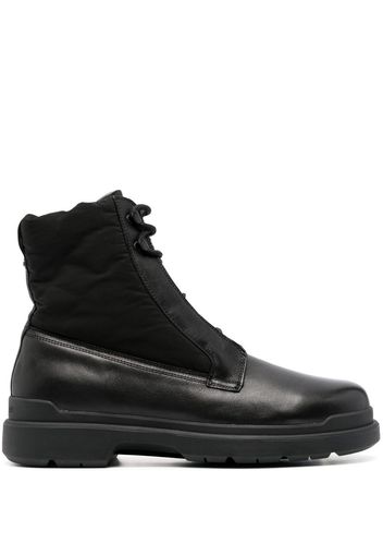 Calvin Klein padded-panel lace-up boots - Schwarz