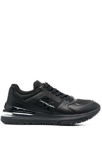 Calvin Klein lo-top leather sneakers - Schwarz