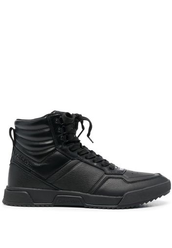 Calvin Klein panelled hi-top sneakers - Schwarz