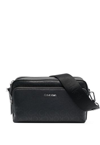 Calvin Klein logo-plaque camera bag - Schwarz