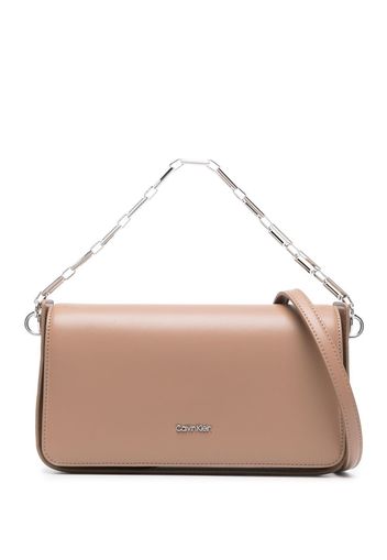 Calvin Klein logo-detail crossbody bag - Braun