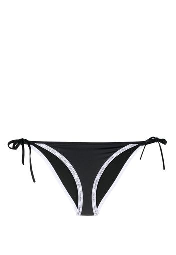 Calvin Klein logo-print strap bikini bottoms - Schwarz