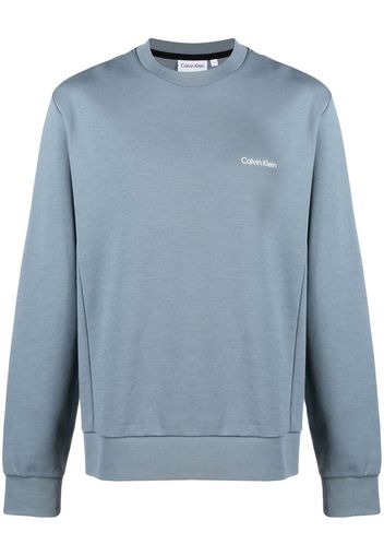 Calvin Klein micro-logo repreve sweatshirt - Blau