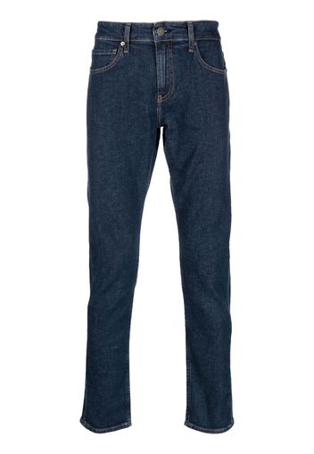 Calvin Klein mid-rise slim-fit jeans - Blau