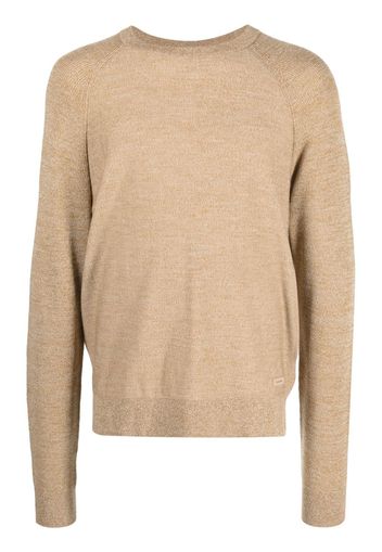 Calvin Klein Superior wool crewneck jumper - Braun