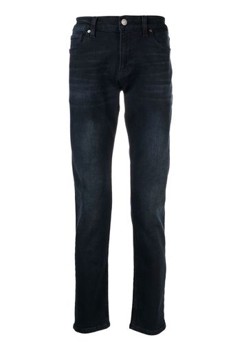 Calvin Klein mid-rise slim-fit jeans - Blau