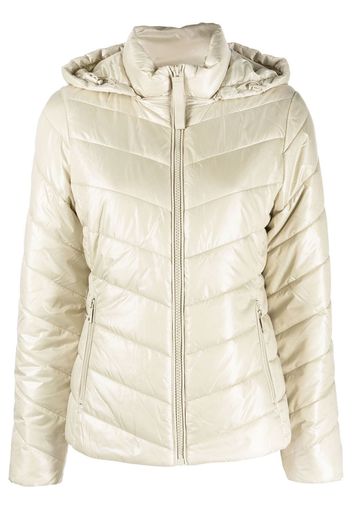 Calvin Klein hooded padded jacket - Nude