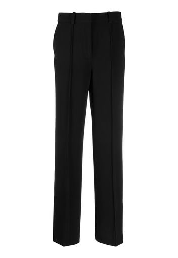 Calvin Klein high-waisted straight-leg trousers - Schwarz