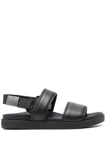 Calvin Klein ankle-strap leather sandals - Schwarz