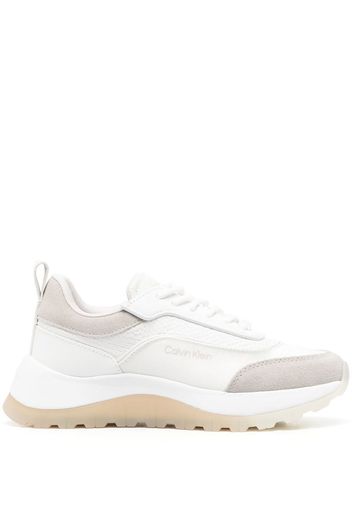 Calvin Klein low-top gradient sole sneakers - Weiß