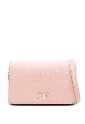 Calvin Klein logo-plaque cross body bag - Rosa