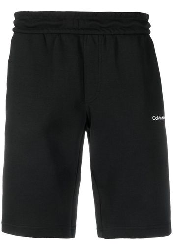 Calvin Klein logo-print detail shorts - Schwarz