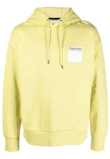 Calvin Klein Elementa Photo drawstring hoodie - Gelb