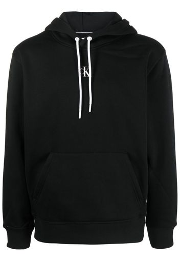 Calvin Klein logo-print hoodie - Schwarz