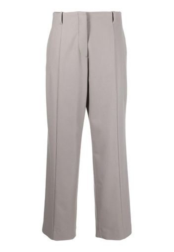 Calvin Klein low-rise wide-leg tailored trousers - Grau