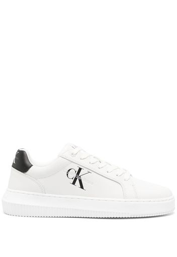 Calvin Klein Sneakers mit Logo-Print - Weiß