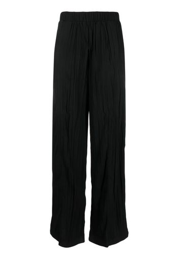 Calvin Klein straight-leg plissé trousers - Schwarz