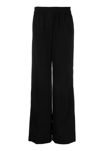 Calvin Klein wide-leg twill-weave trousers - Schwarz