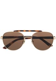 Calvin Klein Runde CK19306 Sonnenbrille - Braun