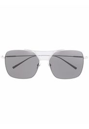 Calvin Klein Sonnenbrille mit Oversized-Gestell - Silber