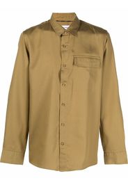 Calvin Klein chest-pocket button-down shirt - Braun