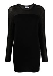 Calvin Klein long-sleeve sweater dress - Schwarz