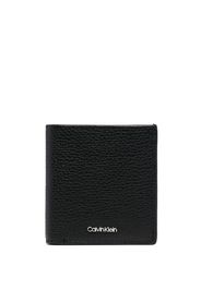 Calvin Klein grained leather wallet - Schwarz