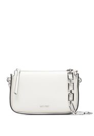 Calvin Klein logo lettering crossbody bag - Weiß