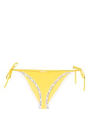 Calvin Klein logo-print strap bikini bottoms - Gelb