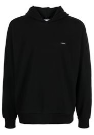 Calvin Klein Ottoman comfort ribbed hoodie - Schwarz