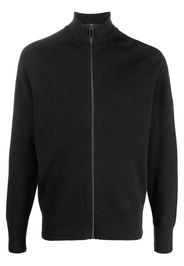 Calvin Klein high-neck zip cardigan - Schwarz