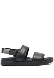 Calvin Klein ankle-strap leather sandals - Schwarz