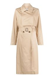 Calvin Klein Doppelreihiger Trenchcoat - Nude