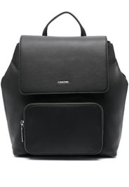 Calvin Klein Must logo-plaque backpack - Schwarz