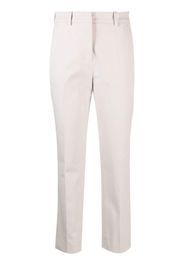 Calvin Klein slim-cut tailored trousers - Grau