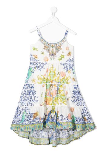 Camilla Kids all-over print dress - Weiß