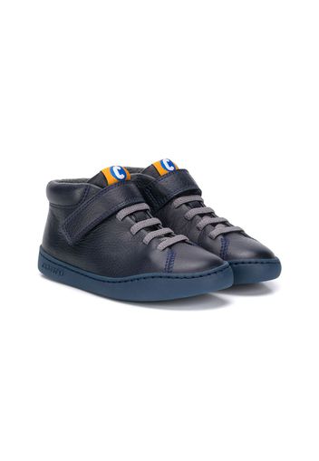 Camper Kids High-Top-Sneakers mit Klettverschluss - Blau