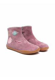 Camper Kids Bestickte Stiefeletten - Rosa