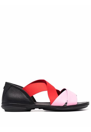 Camper Sandalen in Colour-Block-Optik - Rosa