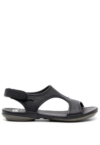 Camper Right leather flat sandals - Schwarz