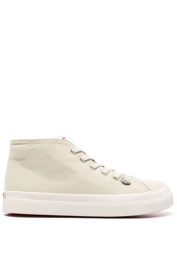 Camper High-Top-Sneakers mit Logo-Patch - Nude
