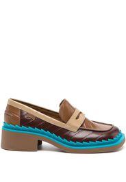 Camper Taylor 45mm leather loafers - Braun