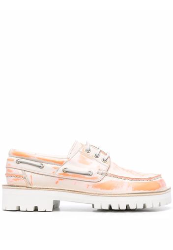 CamperLab Eki Loafer mit Batikmuster - Orange